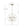 Soleil 22.5'' Six Light Chandelier, Antique Silver