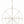 Soleil 40'' Nine Light Chandelier, Antique Silver