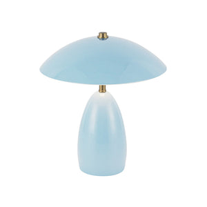Florin 9" LED Table Lamp, Cerulean