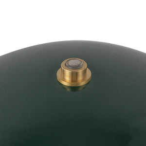 Florin 9" LED Table Lamp, Pine Green