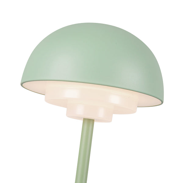 Radiara 5" LED Table Lamp, Sage Green