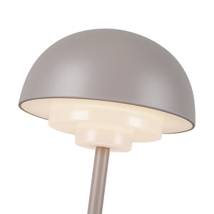 Radiara 5" LED Table Lamp, Moonstone Gray