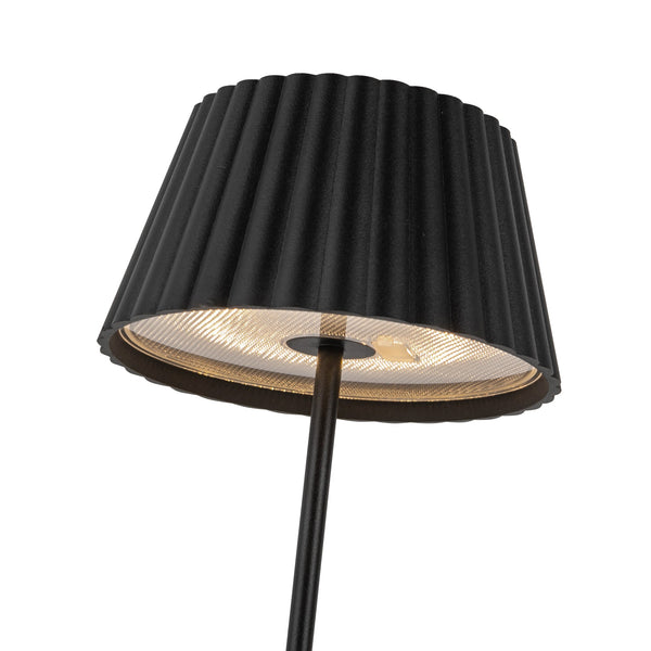 Solis 5" LED Table Lamp, Black