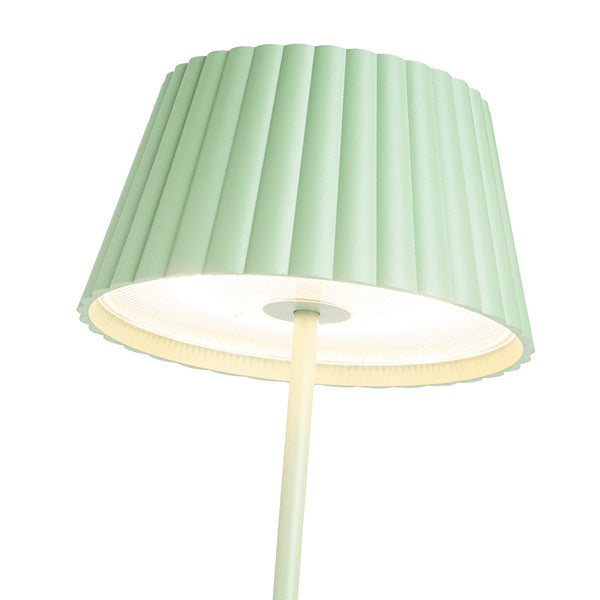 Solis 5" LED Table Lamp, Sage Green