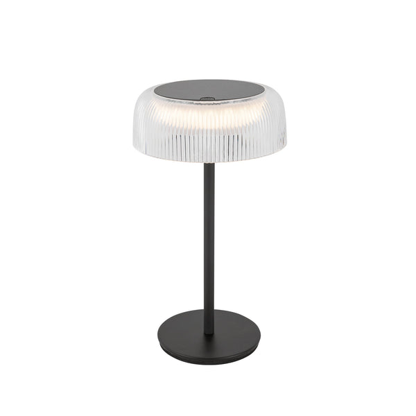 Aurora 6" LED Table Lamp, Black