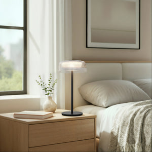 Aurora 6" LED Table Lamp, Black