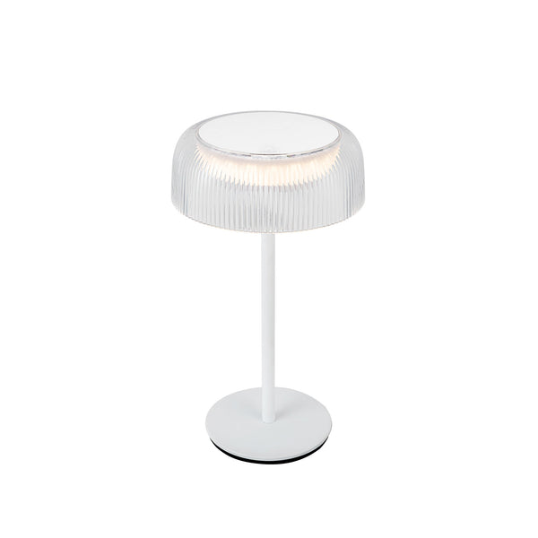 Aurora 6" LED Table Lamp, White