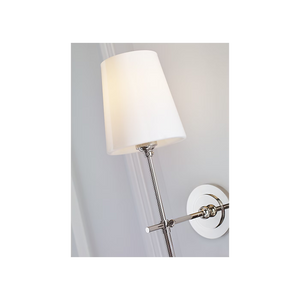Bryant 5.5" One Light Wall Sconce, Polished Nickel