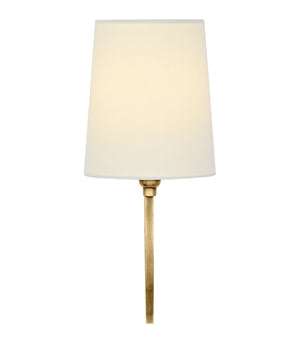 Reed 5" One Light Wall Sconce, Hand-Rubbed Antique Brass