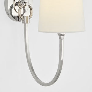 Reed 5" One Light Wall Sconce, Polished Nickel