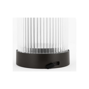 Tawa 5" One Light Rechargeable Table Lamp, Bronze
