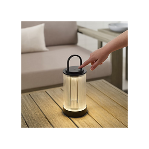 Tawa 5" One Light Rechargeable Table Lamp, Black