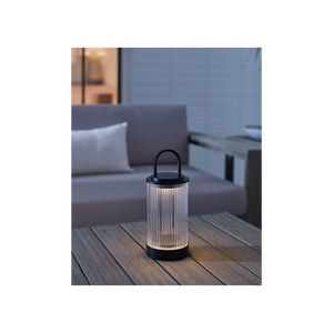 Tawa 5" One Light Rechargeable Table Lamp, Black