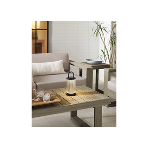 Tawa 5" One Light Rechargeable Table Lamp, Black