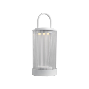 Tawa 5" One Light Rechargeable Table Lamp, Matte White