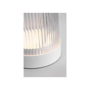 Tawa 5" One Light Rechargeable Table Lamp, Matte White