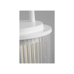 Tawa 5" One Light Rechargeable Table Lamp, Matte White
