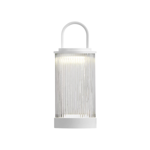 Tawa 5" One Light Rechargeable Table Lamp, Matte White