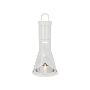 Kandella 6" One Light Rechargeable Table Lamp, Matte White