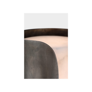 Armise 7" Sconce, Mottled Pewter
