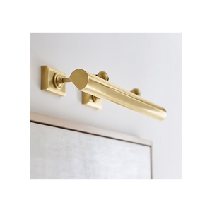 Cabinet Maker 24" Two Light Picture Light, Hand-Rubbed Antique Brass