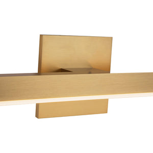 Calder 23" LED Vanity Light, Brushed Gold
