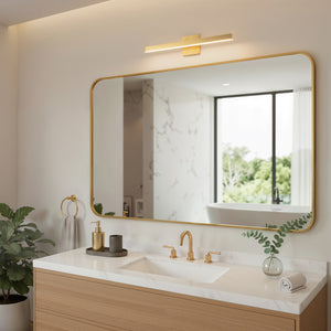Calder 23" LED Vanity Light, Brushed Gold