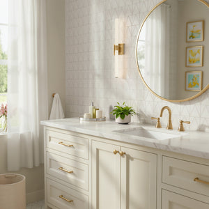 Ronan 24" LED Vanity Light, Brushed Gold