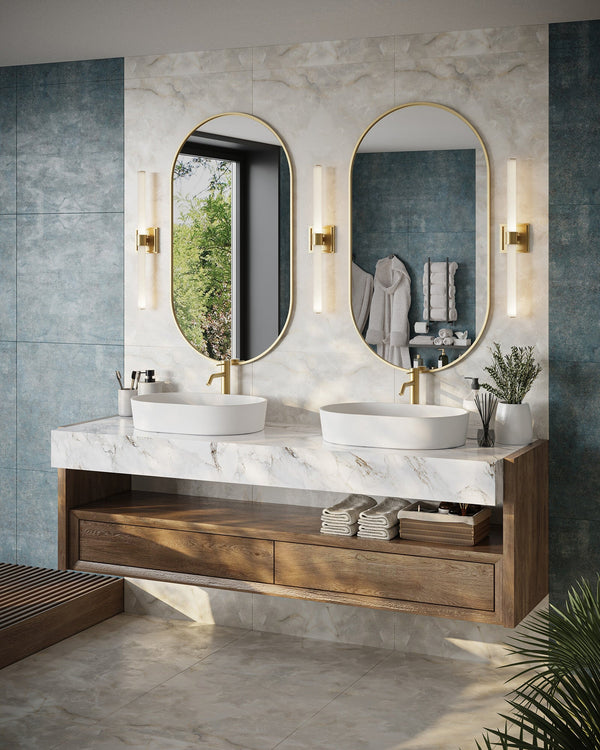 Ronan 24" LED Vanity Light, Brushed Gold