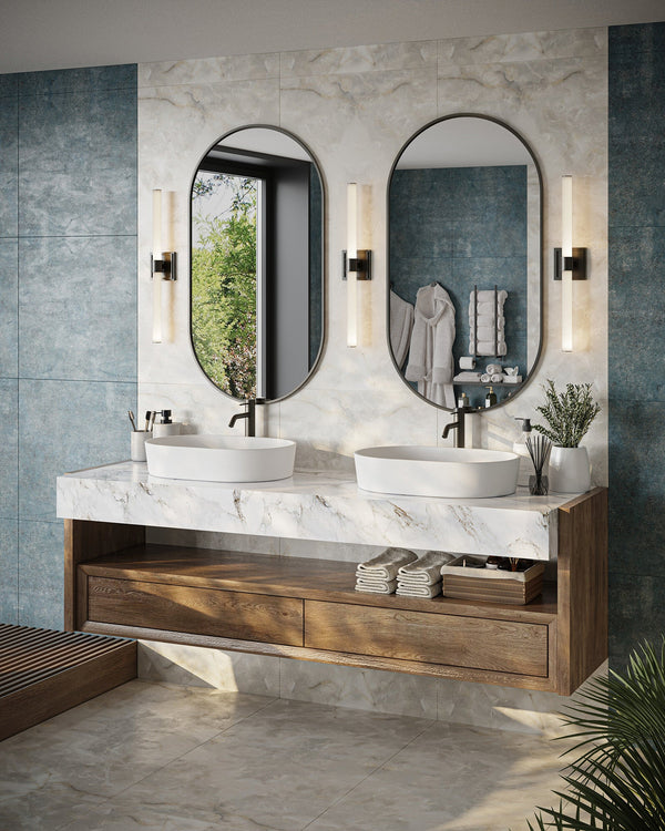 Ronan 24" LED Vanity Light, Black