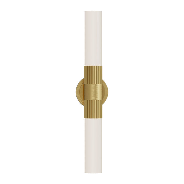 Oralee 22" Two-Light Vanity Sconce, Brushed Gold