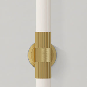 Oralee 22" Two-Light Vanity Sconce, Brushed Gold