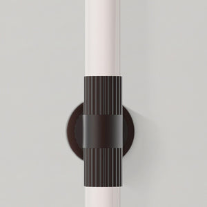 Oralee 22" Two-Light Vanity Sconce, Warm Bronze