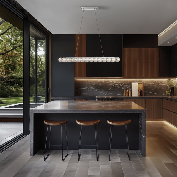 Verve LED 43'' LED Linear Pendant, Stainless Steel