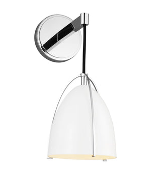 Norman 6" One Light Wall / Bath Sconce, Chrome