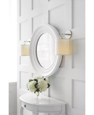 French Cuff 8" One Light Wall Sconce, Polished Nickel