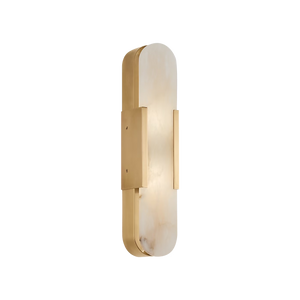 Melange 4.25" LED Wall Sconce, Antique-Burnished Brass