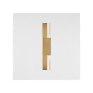 Melange 4.25" LED Wall Sconce, Antique-Burnished Brass