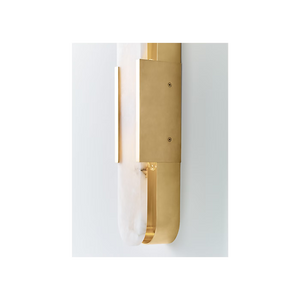 Melange 4.25" LED Wall Sconce, Antique-Burnished Brass