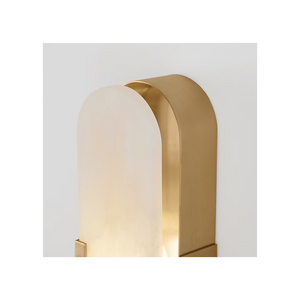 Melange 4.25" LED Wall Sconce, Antique-Burnished Brass