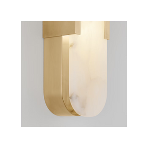 Melange 4.25" LED Wall Sconce, Antique-Burnished Brass
