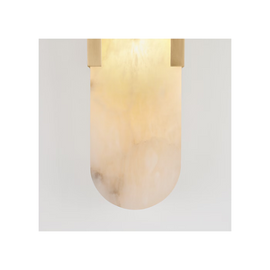 Melange 4.25" LED Wall Sconce, Antique-Burnished Brass