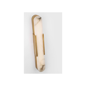 Melange 4.25" LED Wall Sconce, Antique-Burnished Brass