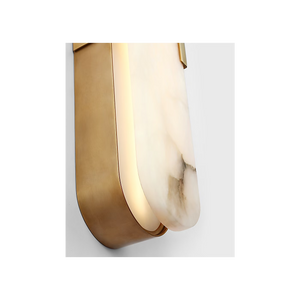Melange 4.25" LED Wall Sconce, Antique-Burnished Brass