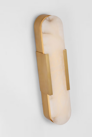 Melange 4.25" LED Wall Sconce, Antique-Burnished Brass