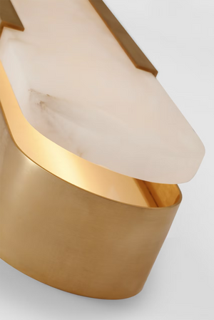 Melange 4.25" LED Wall Sconce, Antique-Burnished Brass