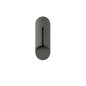 Rowan 4" One Light Wall Sconce Light, Black / Basalt Stone