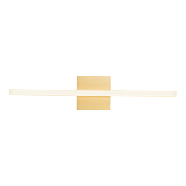Calder 24" LED Wall Sconce, Brushed Gold