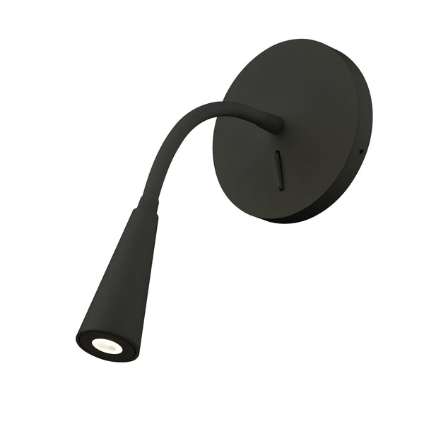 Conifer 5" LED Reading Wall Sconce, Black