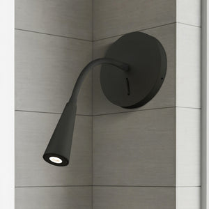Conifer 5" LED Reading Wall Sconce, Black